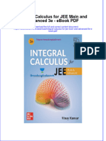 Ebook Integral Calculus For Jee Main and Advanced 3E PDF Full Chapter PDF
