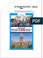 Ebook Practicing Texas Politics PDF Full Chapter PDF