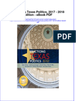 Ebook Practicing Texas Politics 2017 2018 Edition PDF Full Chapter PDF