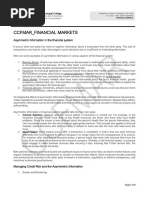 HO0 Financial Markets Summary Lecture