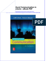 Download ebook Intercultural Communication In Contexts Pdf full chapter pdf