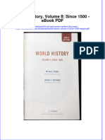 Ebook World History Volume Ii Since 1500 PDF Full Chapter PDF