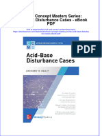 Ebook Critical Concept Mastery Series Acid Base Disturbance Cases PDF Full Chapter PDF