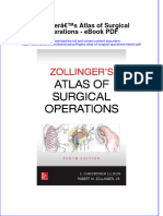 Download ebook Zollingers Atlas Of Surgical Operations Pdf full chapter pdf