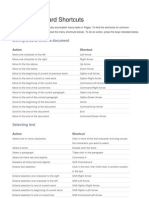 Apple Keyboard Shortcuts