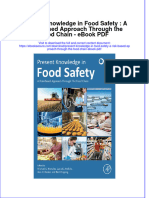 Ebook Present Knowledge in Food Safety A Risk Based Approach Through The Food Chain PDF Full Chapter PDF