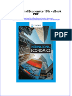 Download ebook International Economics 18Th Pdf full chapter pdf