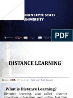 Distance Learning