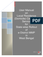 WB - Edistrict - User - Manual - Applicant - Domicile - Certificate - 0.3 - 26mar15