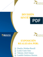 Exposicion Division Sintetica