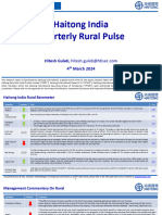 Haitong International Research Ltd. - Presentation - Haitong India - Rural Pulse - 04 - Mar - 2024