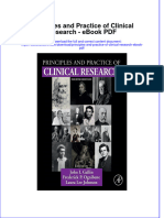 Ebook Principles and Practice of Clinical Research PDF Full Chapter PDF