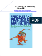 Ebook Principles and Practice of Marketing 2 Full Chapter PDF