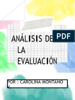 Análisis de La Evaluación Carolina MV