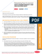 PROCEDURE Rehydrating ADY Inoculating Must With GoFerm PRODUCT