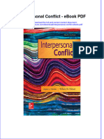 Download ebook Interpersonal Conflict Pdf full chapter pdf