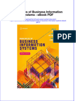 Ebook Principles of Business Information Systems 2 Full Chapter PDF
