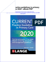 Download ebook Current Practice Guidelines In Primary Care 2020 2 full chapter pdf