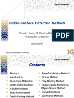 Visible Surface Detection Alg
