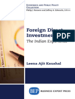 Leena Ajit Kaushal (Author) - Foreign Direct Investment - The Indian Experience-Business Expert Press (2019)