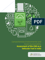 Assessment of Bio CNG As A Vehicular Fuel in India