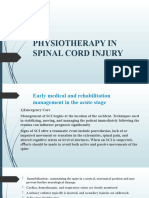 PHYSIOTHERAPY IN SPINAL CORD INJURY