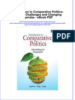 Ebook Introduction To Comparative Politics Political Challenges and Changing Agendas PDF Full Chapter PDF