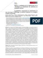 Evaluación Cuantitativa y Cualitativa de La Satisfacción en La Enseñanza de La Patología