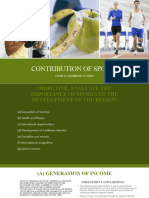 Contribution of Sports