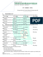 Ôn Tập Học Kì I - Review 2 - Test 1