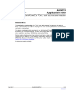 AN5013 SPC584Cx SPC58ECx FCCU Fault Sources and Reaction Rev1 April 2017