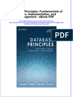 Download ebook Database Principles Fundamentals Of Design Implementation And Management Pdf full chapter pdf