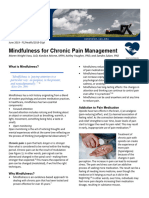 Mindfulness For Chronic Pain Management