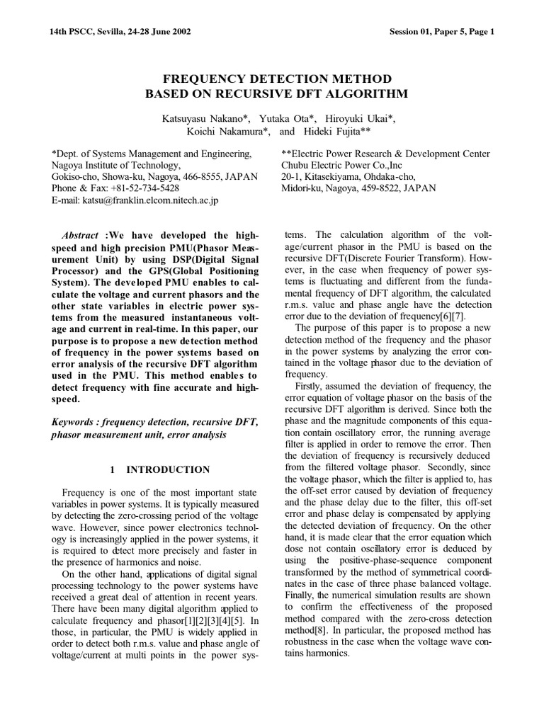 Recursive DFT | PDF | Discrete Fourier Transform | Frequency