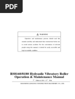 Operation & Maintenance Manual For RS8160 8180-Version 7 in 1, 2018 2nd Printing