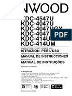 Manuale Kenwood KDC-4047u
