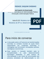 Aula 9 e 10_IAP_ Modelos de AP, Modelos de AP vs Des, 2024