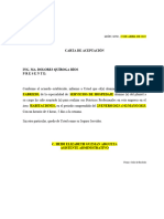 Carta de Aceptacion