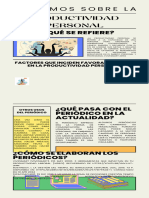 Infografía de Periódico Moderno Ordenado Colorido