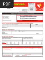 Unam Readiness Programme Application Form