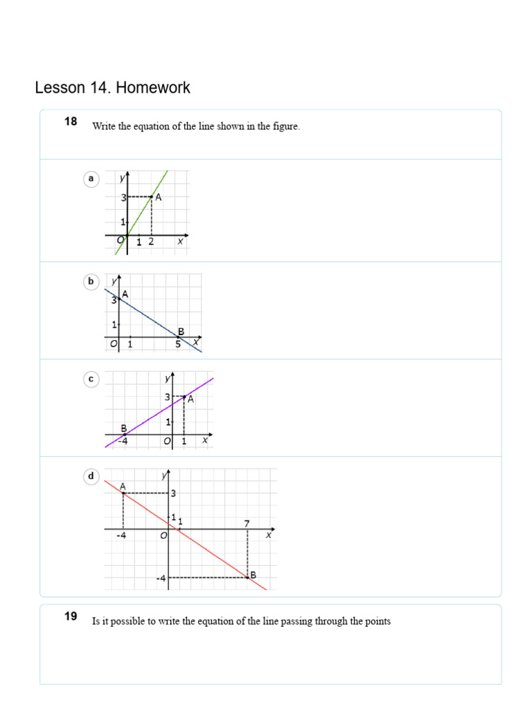 Lesson 14. Homework | PDF