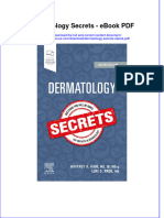 Ebook Dermatology Secrets PDF Full Chapter PDF