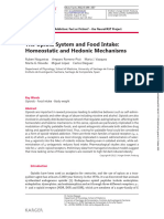 The Opioid System and Food Intake: Homeostatic and Hedonic Mechanisms