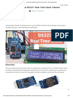 Arduino and DS3231 Real Time Clock Tutorial - How To Mechatronics