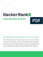 HackerRank - India Benefits and Perks