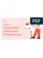 Lecture 2 - Customer-Based Brand Equity Brand Positioning