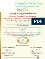 ISO 17025-2017 (QAI Accrediation Certificate and Scope)