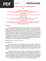 02 Res Militaris Food Security in Malaysia Literature Review+