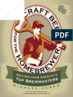 Craft Beer For The Homebrewer Recipes From Americas Top Brewmasters by Agnew, Michael