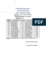 Lich Thi Giá A Ká 2 - MÃ N VLXD (2023-2024)